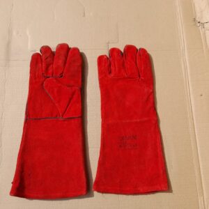 Welding leather gloves