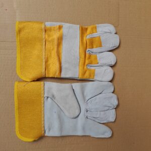 cotton leather gloves