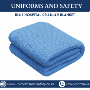 Blue Hospital Cellular Blanket