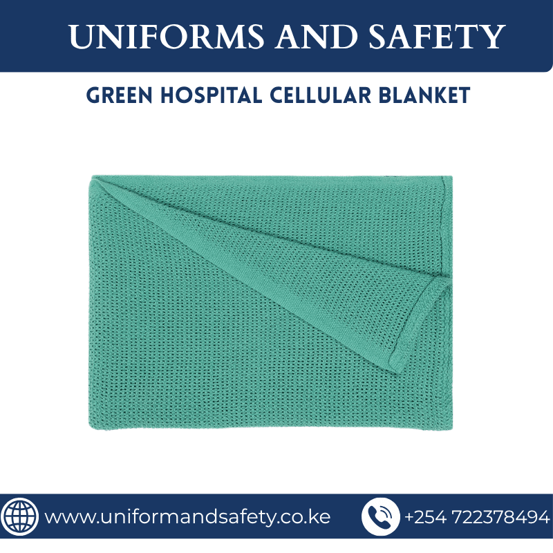 Green Hospital Cellular Blanket