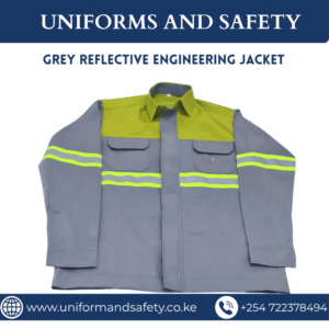 Grey Reflective Engineering Jacket